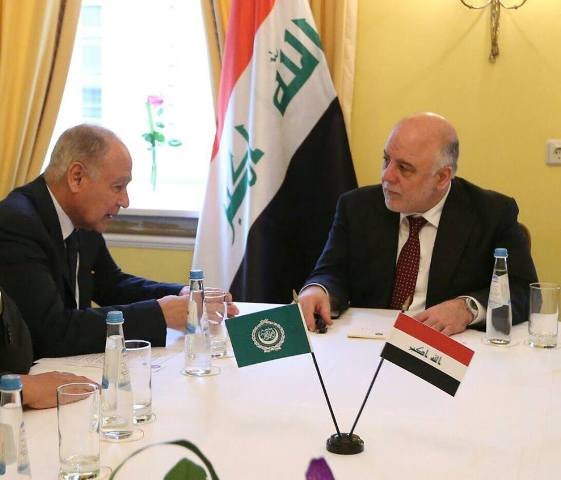 تاکید العبادی و دبیر کل اتحادیه عرب بر حفظ وحدت عراق