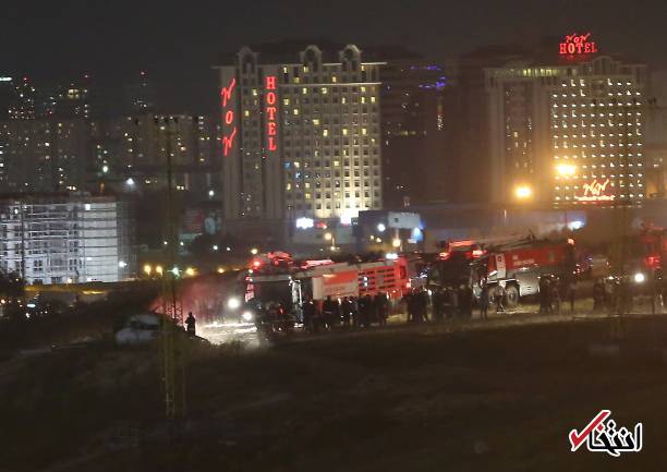 تصاویر : سقوط یک فروند هواپیما در فرودگاه آتاتورک استانبول