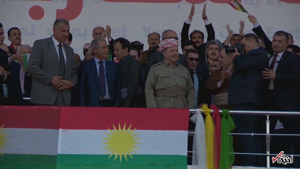 عکس/ اجتماع بزرگ در کردستان عراق و اعلام موضع نهایی بارزانی