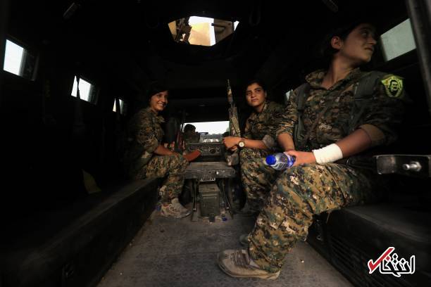 تصاویر : دختران کُرد در عملیات آزادسازی رقه از دست داعش