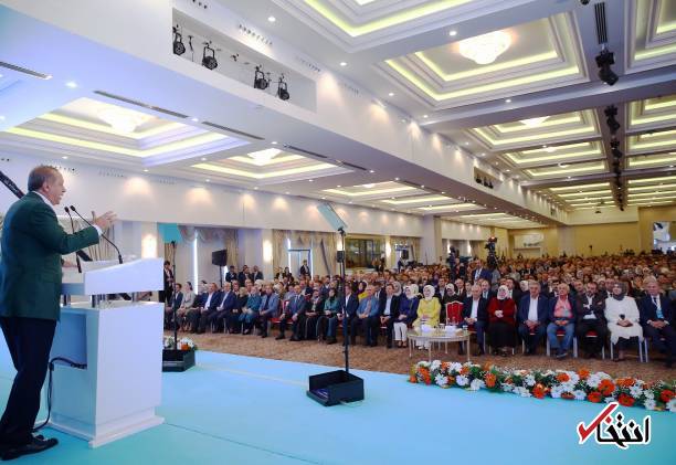عکس/ رییس‌جمهور و نخست‌وزیر ترکیه در مراسم افتتاح حزب عدالت و توسعه