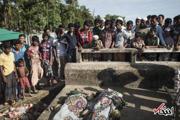 عکس/ ۱۲ مسلمان روهینگیایی غرق شدند
