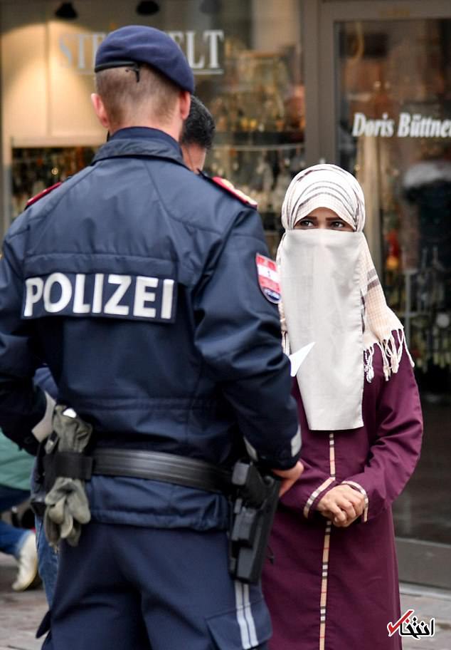 تصاویر : ماسک حیوانات عامل سردرگمی پلیس اتریش در اجرای قانون منع پوشش صورت