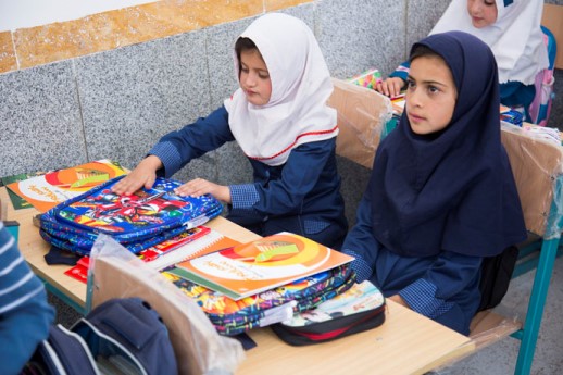 افتتاح مدرسه‌ی پاسارگاد در منطقه‌ی محروم روستای سورباق شهرستان میانه +تصاویر