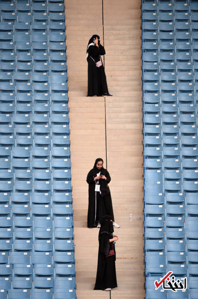 تصاویر : ورود زنان عربستانی به ورزشگاه