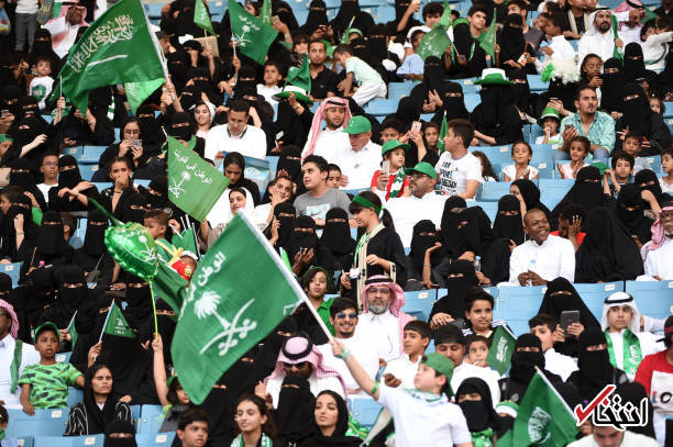تصاویر : ورود زنان عربستانی به ورزشگاه