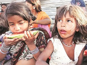 هند سومین کشور گرسنه در آسیا