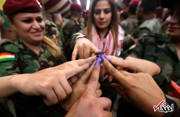 تصاویر : زنان و مردان پیشمرگه در همه پرسی کردستان