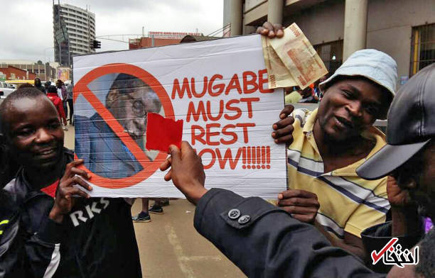 تصاویر : جشن هزاران نفر از مردم زیمباوه از اقدام ارتش علیه موگابه