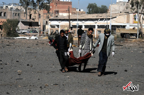 تصاویر : حمله مرگبار ائتلاف سعودی به زندان صنعا