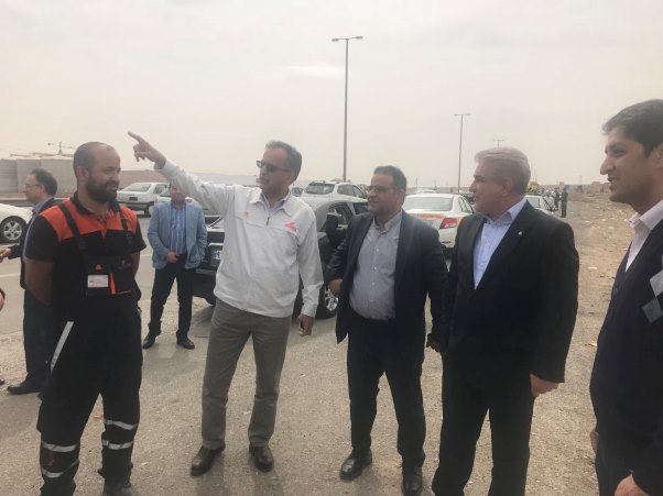 بازدید مدیرعامل سایپا از پایگاه های ثابت و سیار امدادی مسیر تهران -قم بازدید مدیرعامل سایپا از پایگاه های ثابت و سیار امدادی مسیر تهران -قم