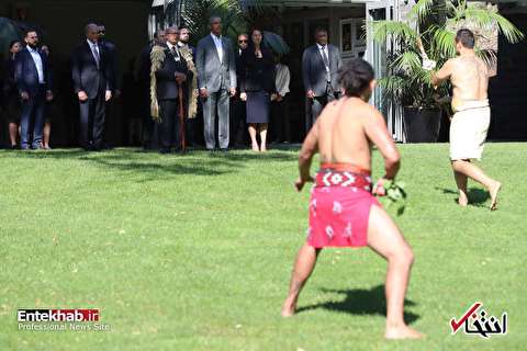 تصاویر : استقبال عجیب از باراک اوباما در نیوزیلند