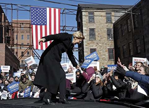 تصاویر : الیزابت وارن نامزد انتخابات ریاست‌ جمهوری ۲۰۲۰ آمریکا