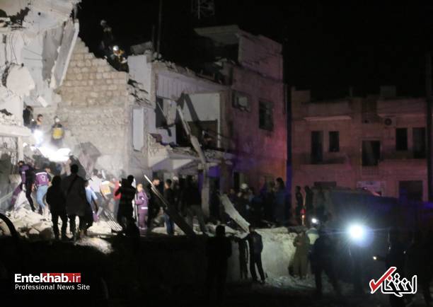 تصاویر : انفجار در ادلب