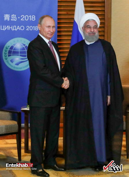 تصاویر : دیدار رییس جمهور روحانی با ولادیمیر پوتین