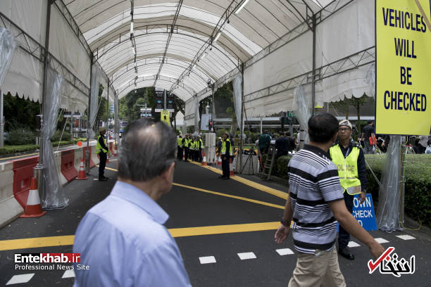 تصاویر : تدابیر امنیتی در جزیره محل دیدار ترامپ و اون