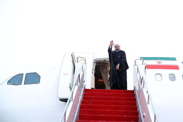 رئیس جمهور، چین را به مقصد تهران ترک کرد