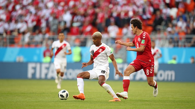 جام جهانی/ نیمه نخست دیدار دانمارک و پرو گلی نداشت
