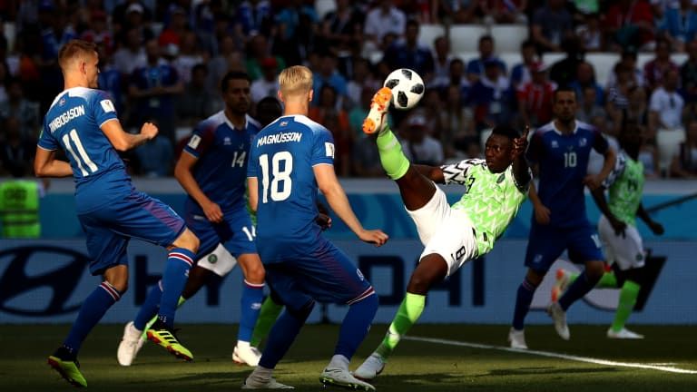 ایسلند 0 - نیجریه 2 / برتری عقاب‌های سبز در شب دبل احمد موسی