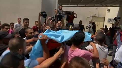 فیلم/ کشته شدن دو عضو حماس در حمله اسرائیل به غزه