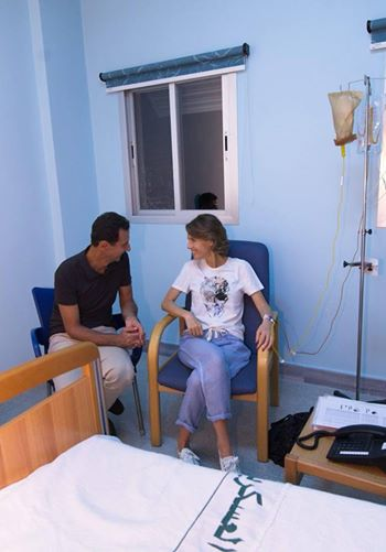 همسر بشار اسد به سرطان مبتلا شد +عکس