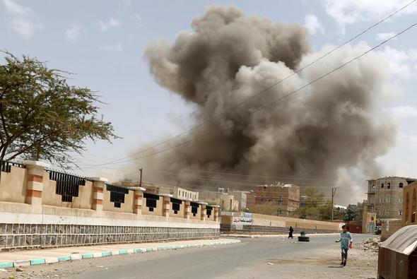 تصاویر : حملات هوایی در یمن