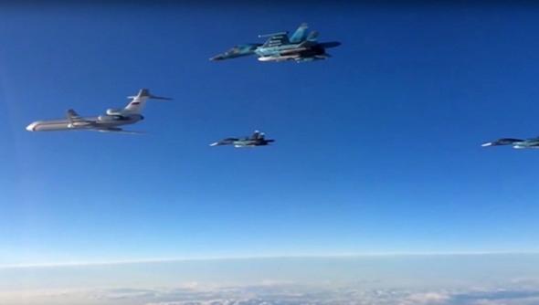 تصاویر : بازگشت جنگنده های روسی از سوریه