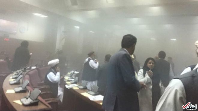انفجار و تیراندازی در پارلمان افغانستان