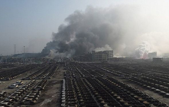 تصاویر : انفجار مهیب در «تیانجین» چین