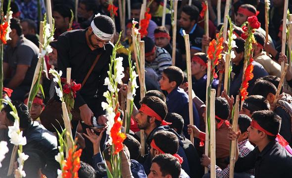 تصاویر : مراسم سنتی و مذهبی قالیشویان مشهد اردهال