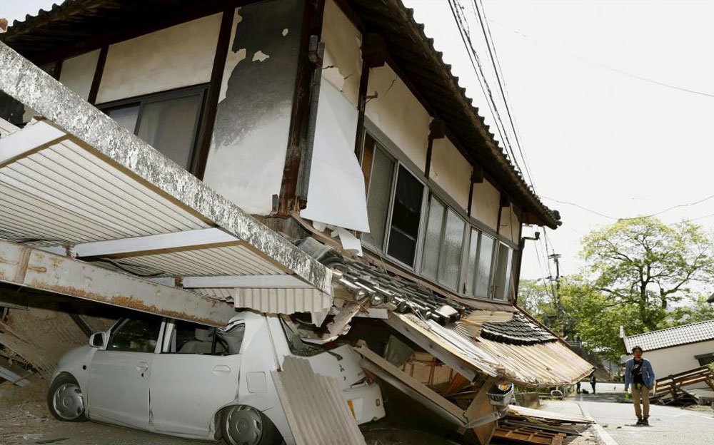 تصاویر : زلزله 6.5 ریشتری در ژاپن‎
