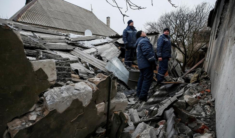 تصاویر : جنگ زمستانی در اوکراین‎
