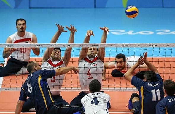 تصاویر : مسابقه والیبال ایران و بوسنی در پارالمپیک ریو