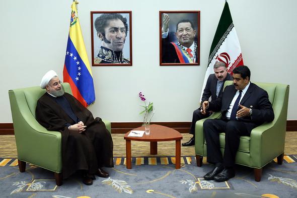 تصاویر : دیدار روحانی با مادورو در ونزوئلا