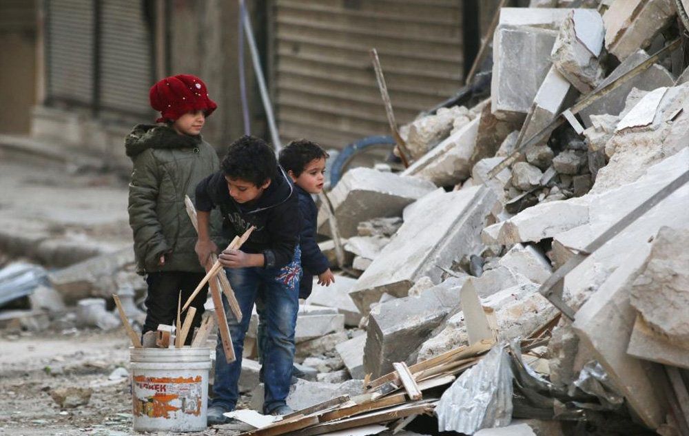 تصاویر : گرسنگی و ویرانی در حلب
