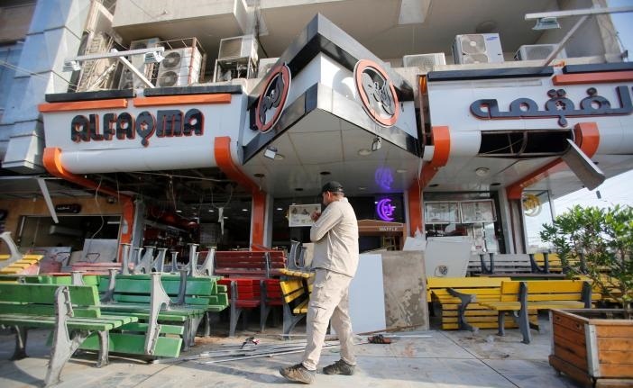 تصاویر : انفجار بستنی‌فروشی در بغداد با ۲۰ کشته