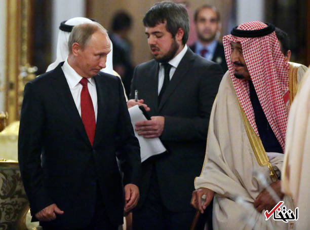 عکس/ دیدار پادشاه عربستان با پوتین در کرملین