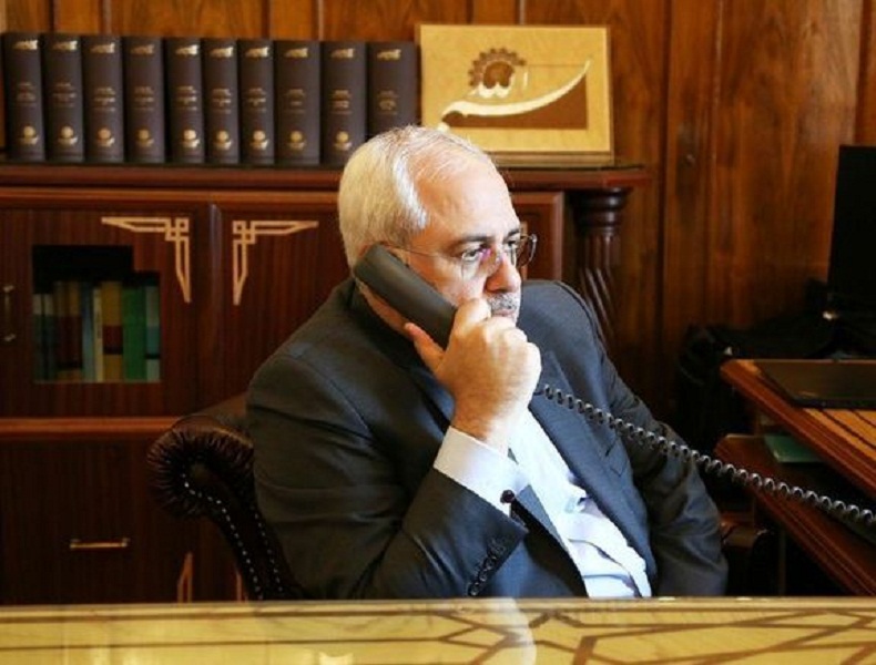 ظریف در تماس با محمود عباس: از تشکیل کشور فلسطین به پایتختی قدس حمایت می‌کنیم