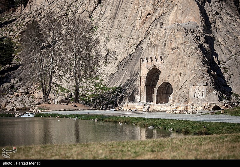 تصاویر: طاق بستان در آستانه بهار