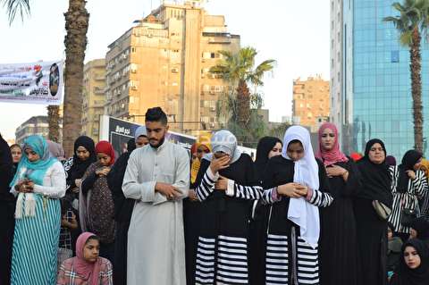 تصاویر : اقامه مختلط نماز عید قربان در مصر جنجالی شد