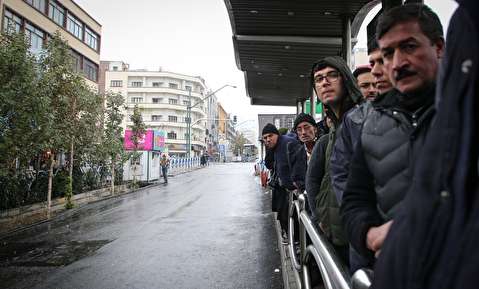 تصاویر : برف و ترافیک تهران