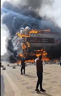 ویدیو / آتش‌سوزی مهیب در رستورانی در پایتخت عربستان سعودی