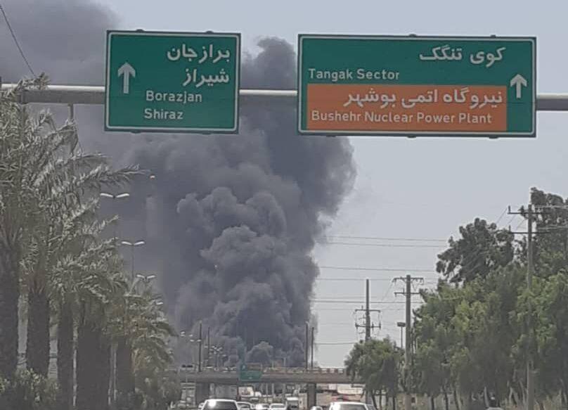 کارخانه شناورسازی در بوشهر آتش گرفت