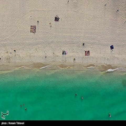 تصاویر: عکسهای هوایی روز طبیعت - قم و کیش