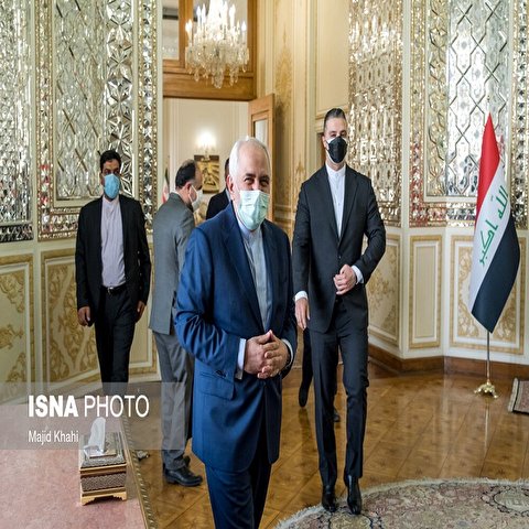 تصاویر: دیدار مشاور امنیت ملی عراق با محمد جواد ظریف