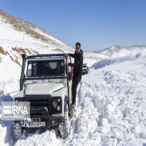 تصاویر: آفرود در برف