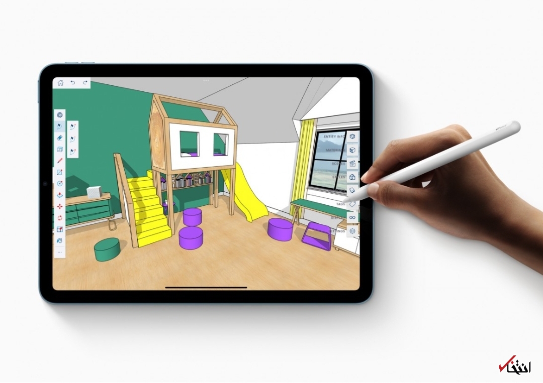 اپل از آیپد ایر جدید با چیپست M۱ و پشتیبانی از ۵G رونمایی کرد اپل از آیپد ایر جدید با چیپست M۱ و پشتیبانی از ۵G رونمایی کرد