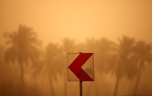 گرد و غبار امشب خرمشهر به بیش از ۱۰ برابر حد مجاز رسید