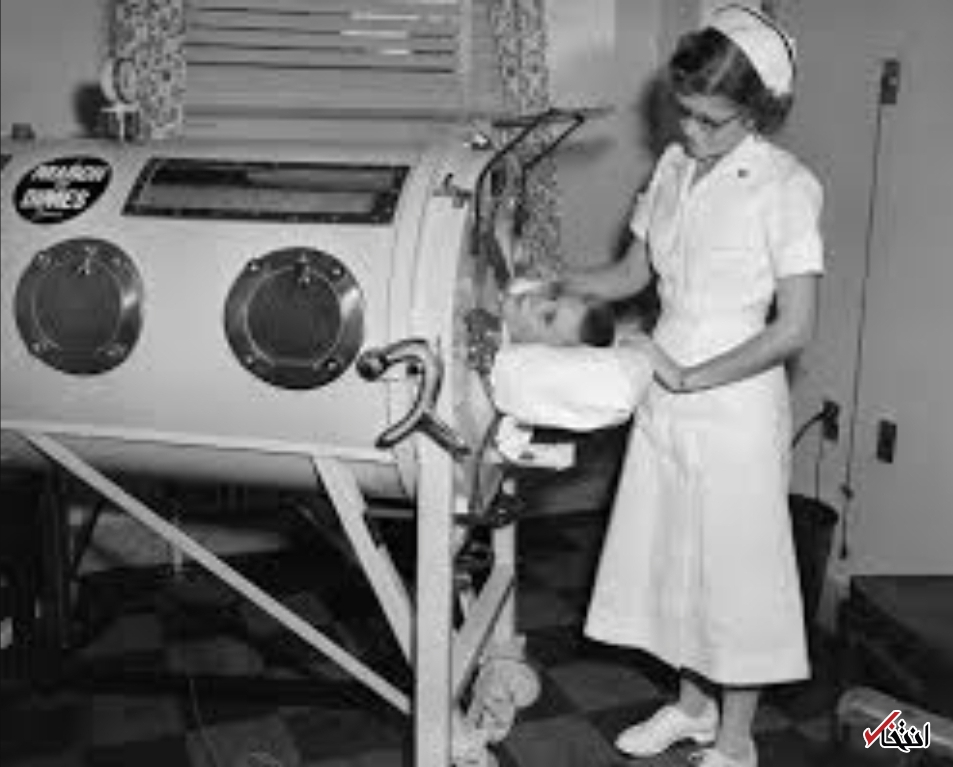 تجربه عجیب ۶۸ سال زندگی با ریه آهنی+تصاویر تجربه عجیب ۶۸ سال زندگی با ریه آهنی+تصاویر