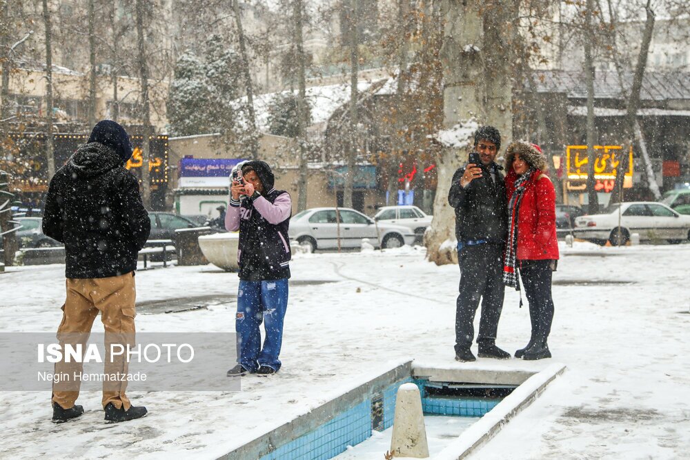تصاویر: تهران زیر صفر